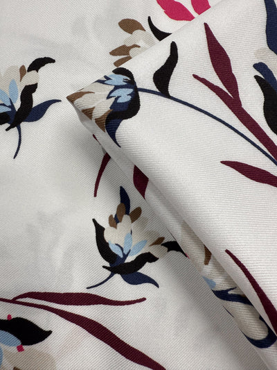 Viscose Twill - Berry Bloom - 146cm