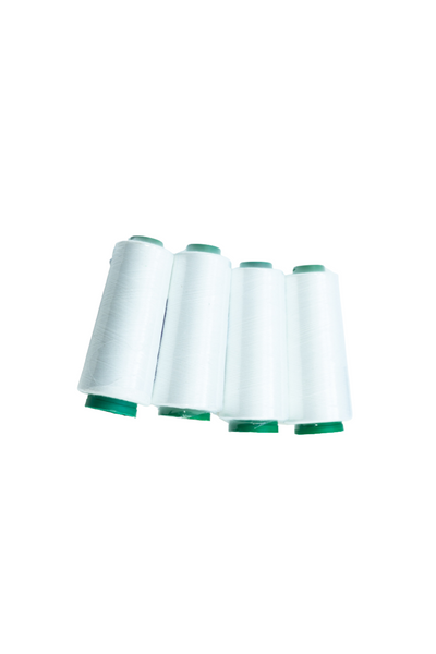 4 Pack Overlocking Thread - White