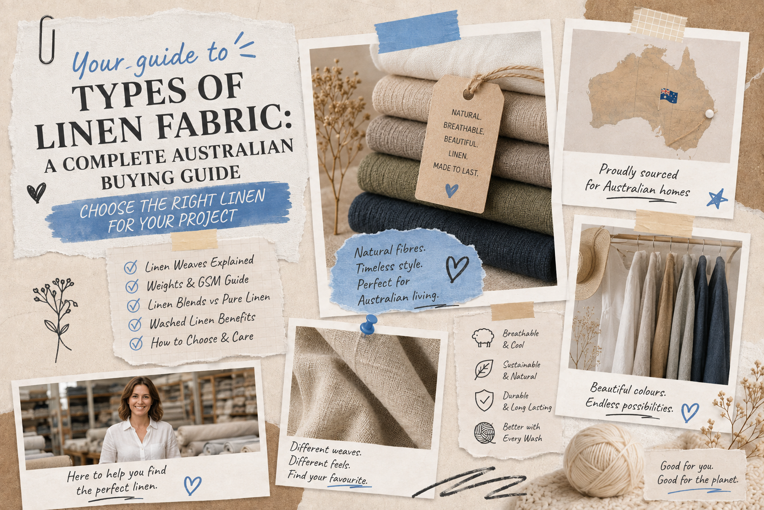 Types of Linen Fabric: A Complete Australian Buying Guide