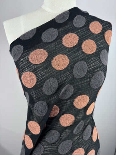 Flocked Wool Jersey - 175cm