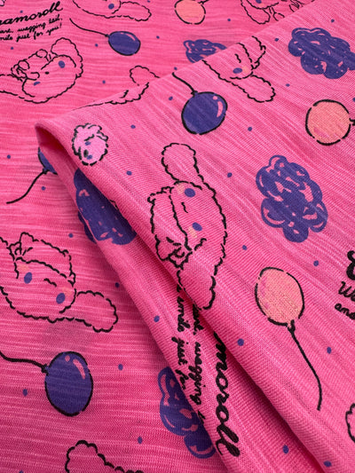 Printed Jersey - Playful Pink - 130cm