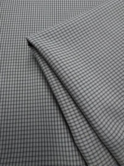 Poplin Merlot Check - 146cm