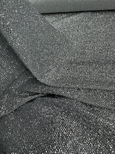 Lurex Stretch Knit - Silver - 155cm