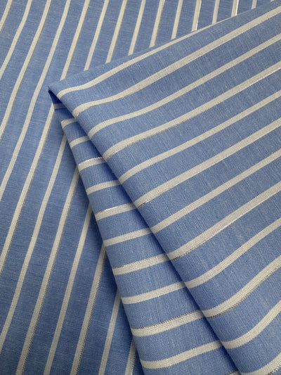 Cotton Stripes -  Boy Blu - 150cm
