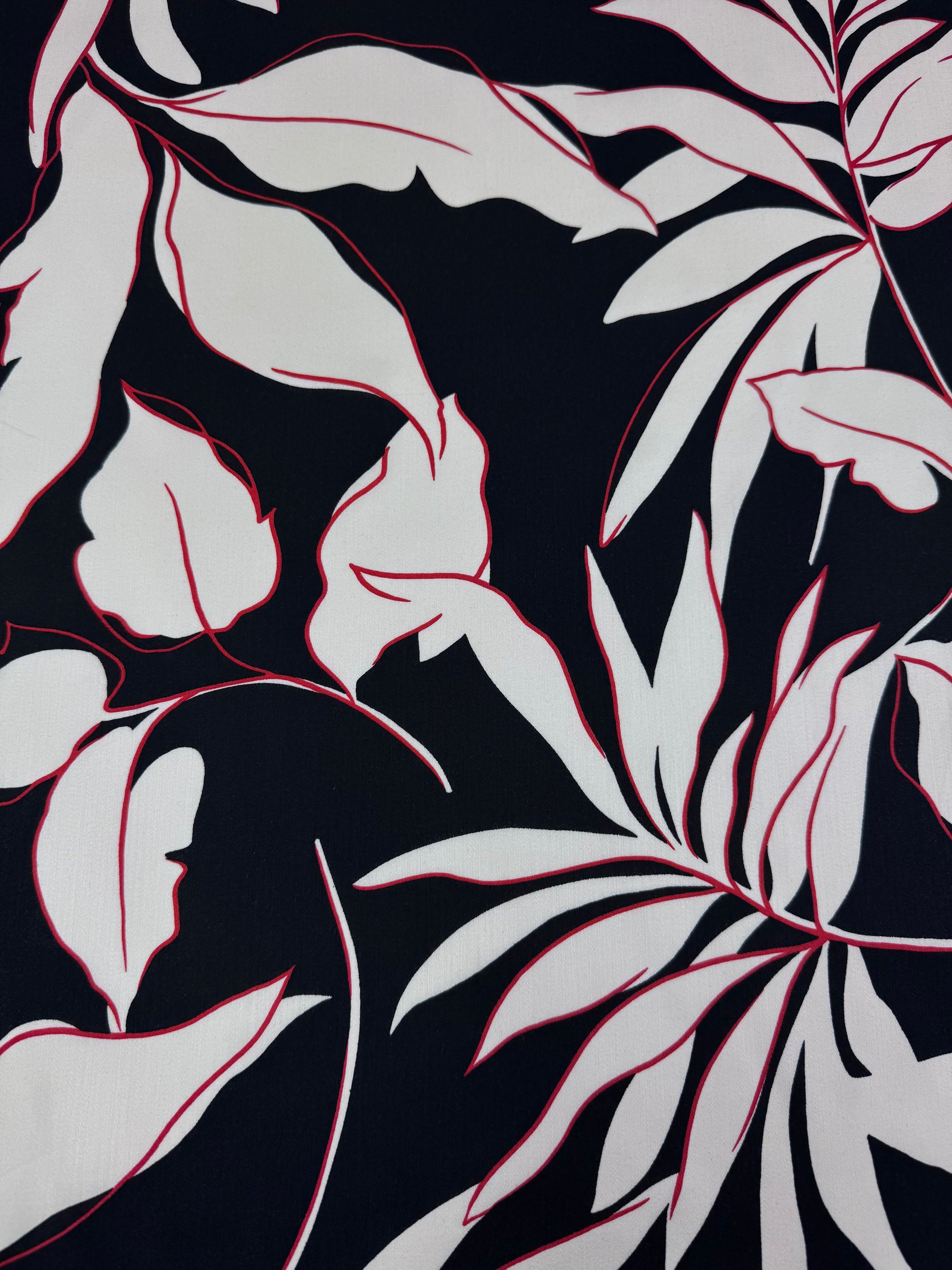 Mercerised Viscose  - Shadow Palm - 150cm