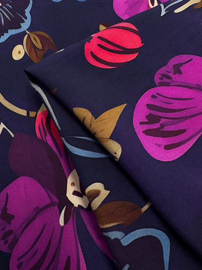 Designer Rayon - Midnight Orchid - 145cm