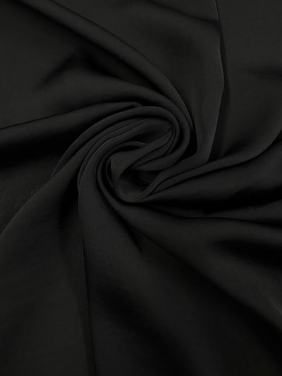 Liquid Satin - Black - 150cm