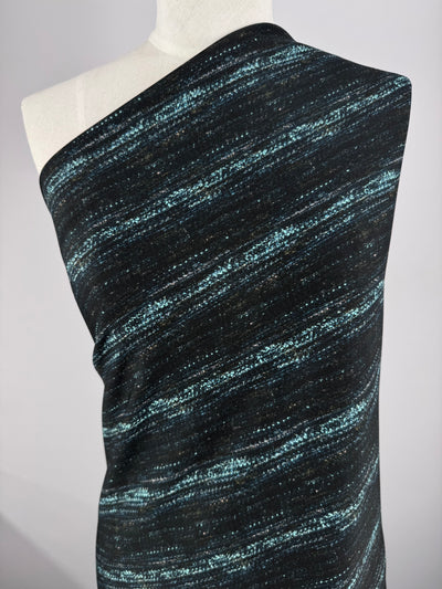Scuba Knit - Ocean Static - 152cm