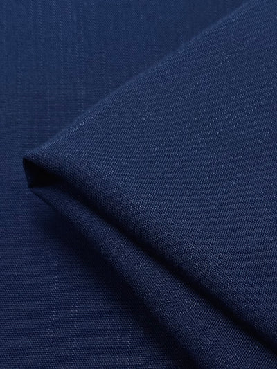 Linen Bland  - Navy - 147cm