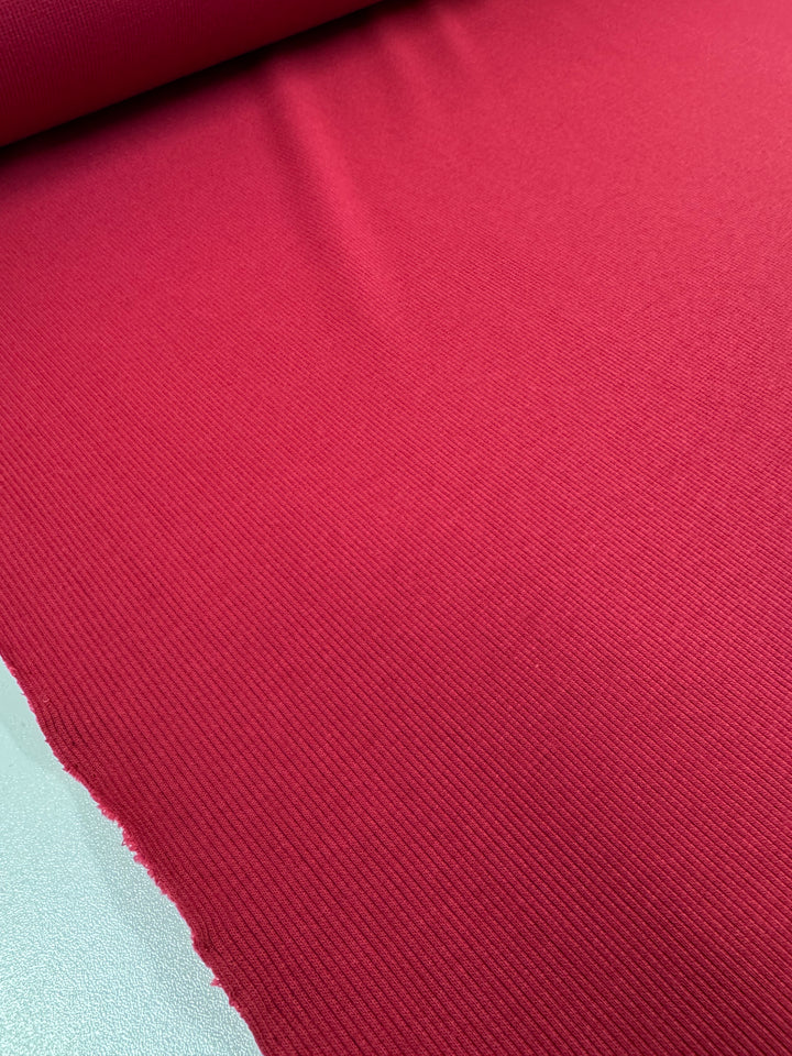 Rib Knit - Jester Red | Super Cheap Fabrics