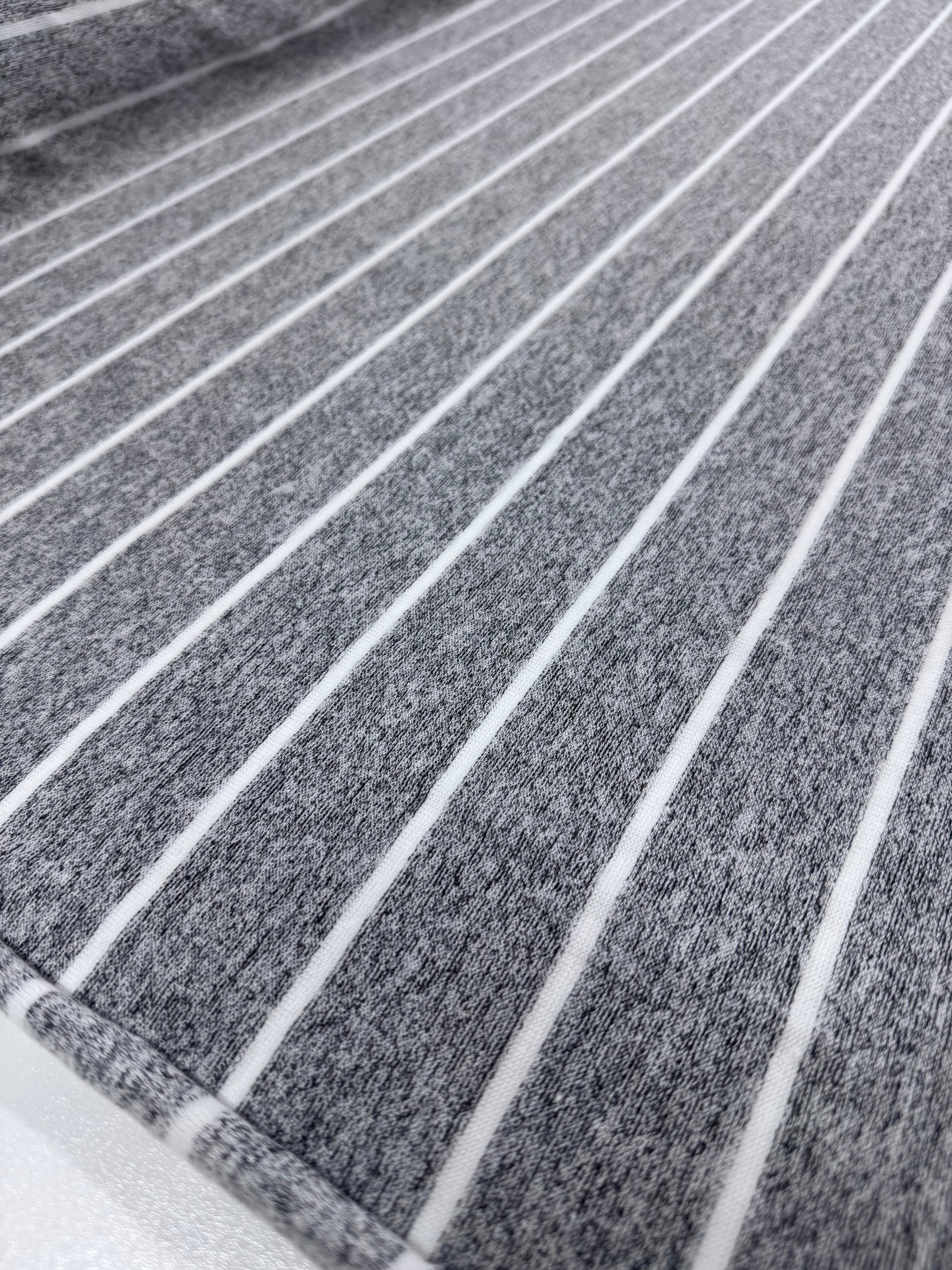 Brushed Knit - Grey & white - 165cm