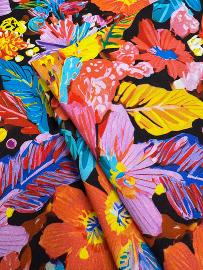 Jungle Bloom printed cotton fabric