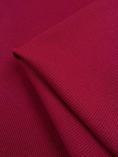 Rib Knit 1x1 - Jester Red- 112cm