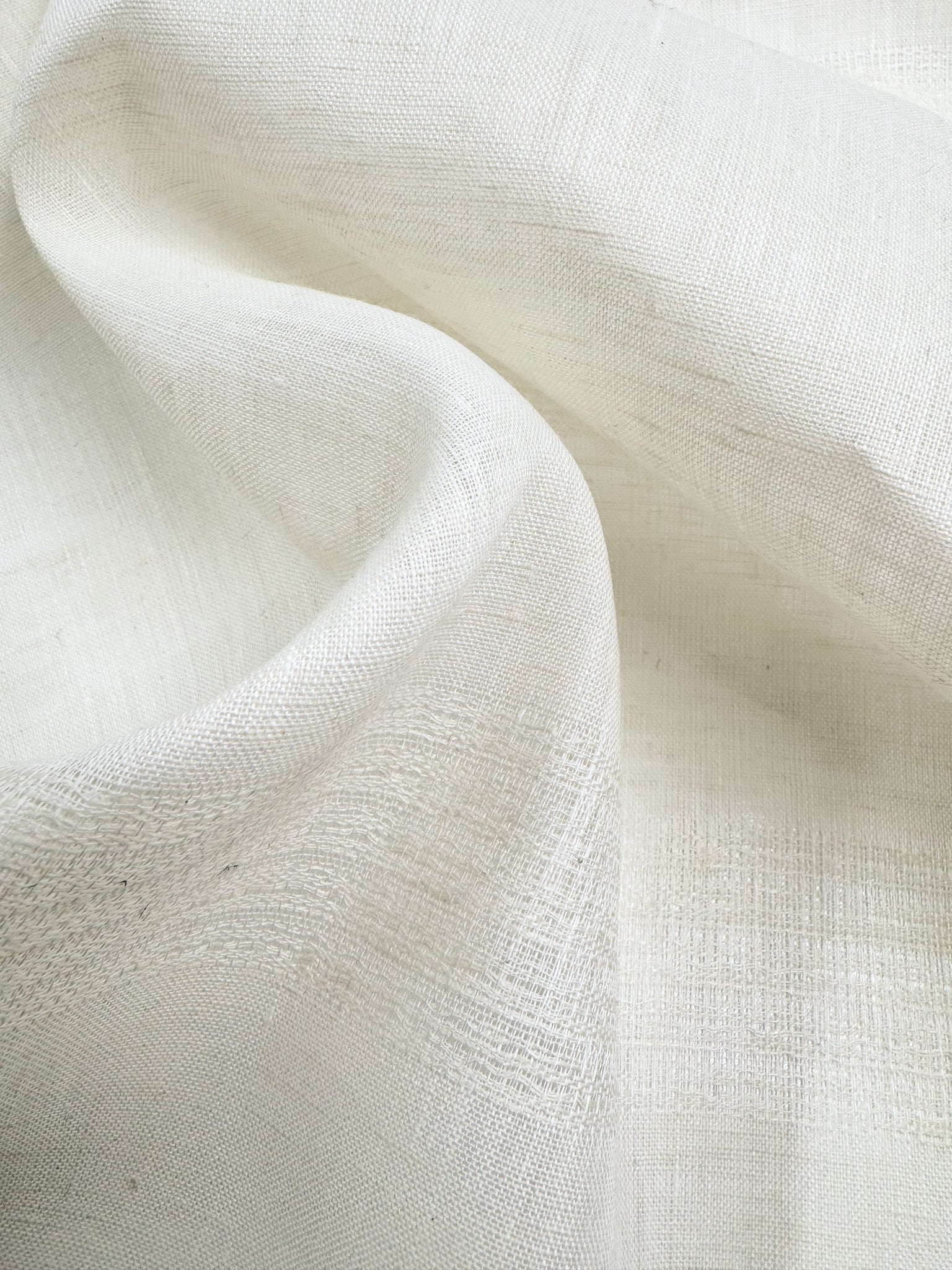 100% Pure Linen Flax - Cream - 152cm