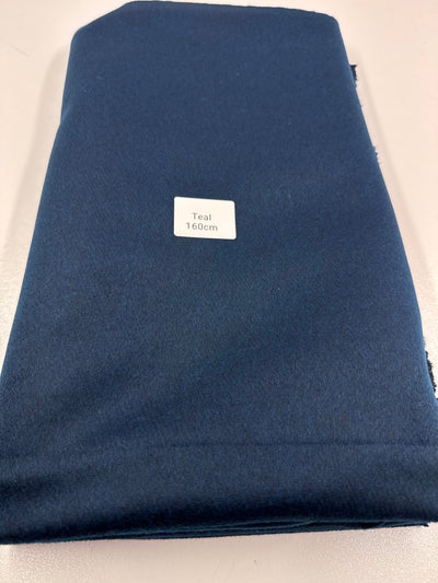 Wool Cashmere - Teal - 160cm