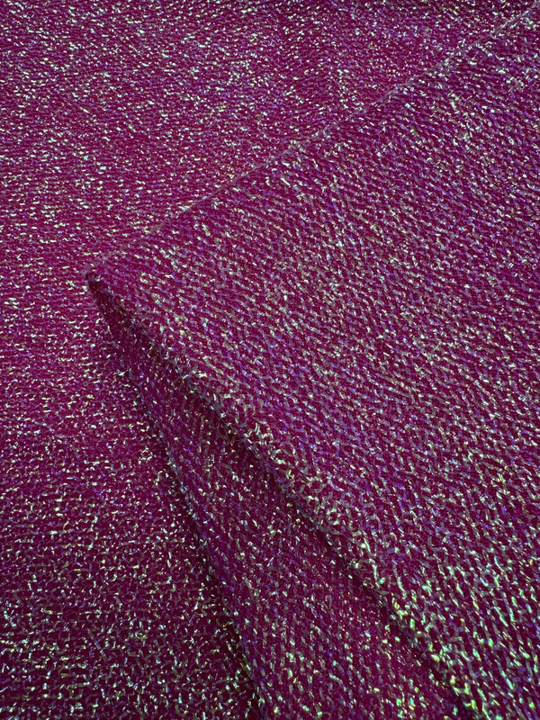 Lurex Stretch Knit - Pink Aloof - 155cm