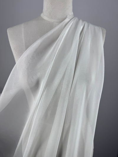Silk Mousseline - White - 147cm