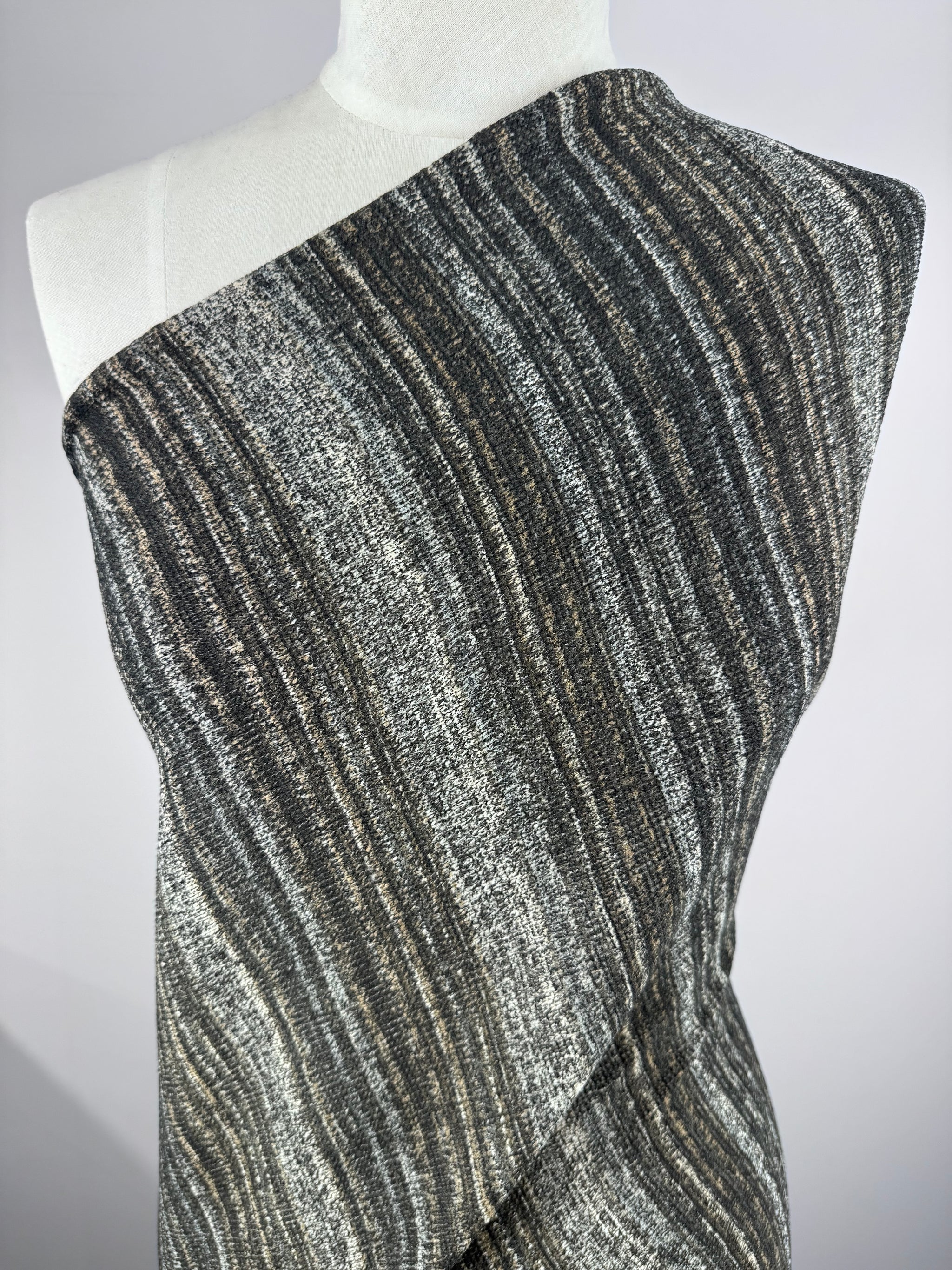 Textured Knit -  Ash Melange - 150cm