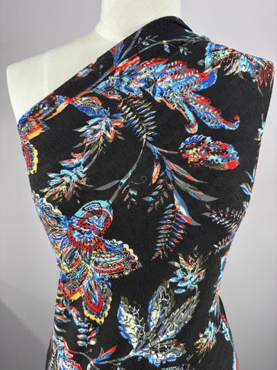 Textured Knit - Royal Feather - 150cm