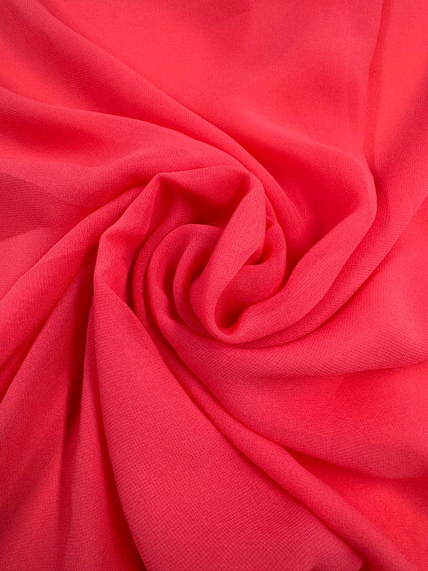 Hi-Multi Chiffon - Calypso Coral - 150cm