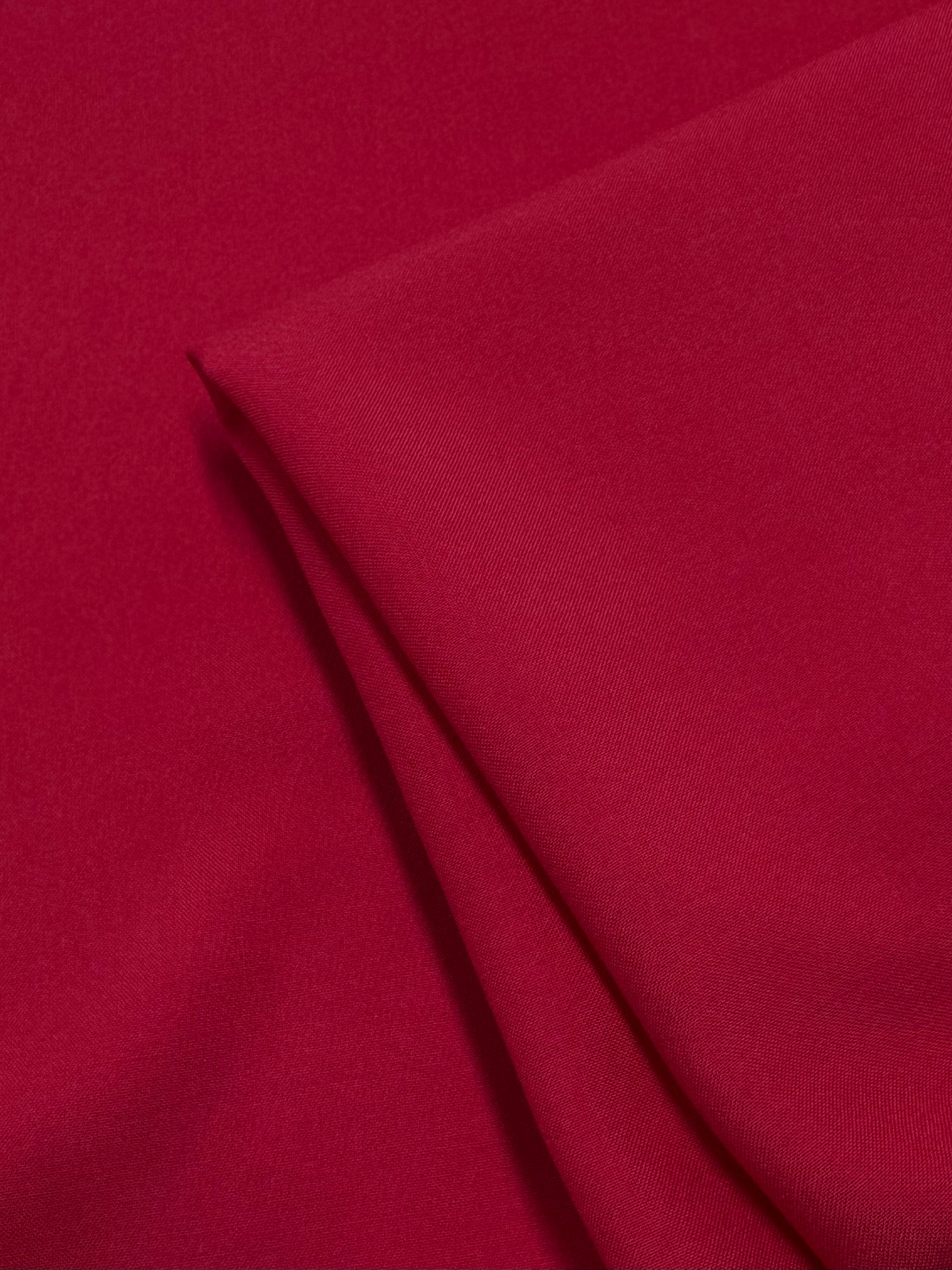 Plain Rayon - Red - 145cm