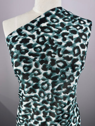 Textured Knit - Icy Leopard - 150cm