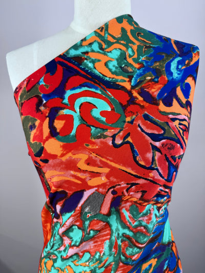 Scuba Knit - Tropic Clash - 152cm