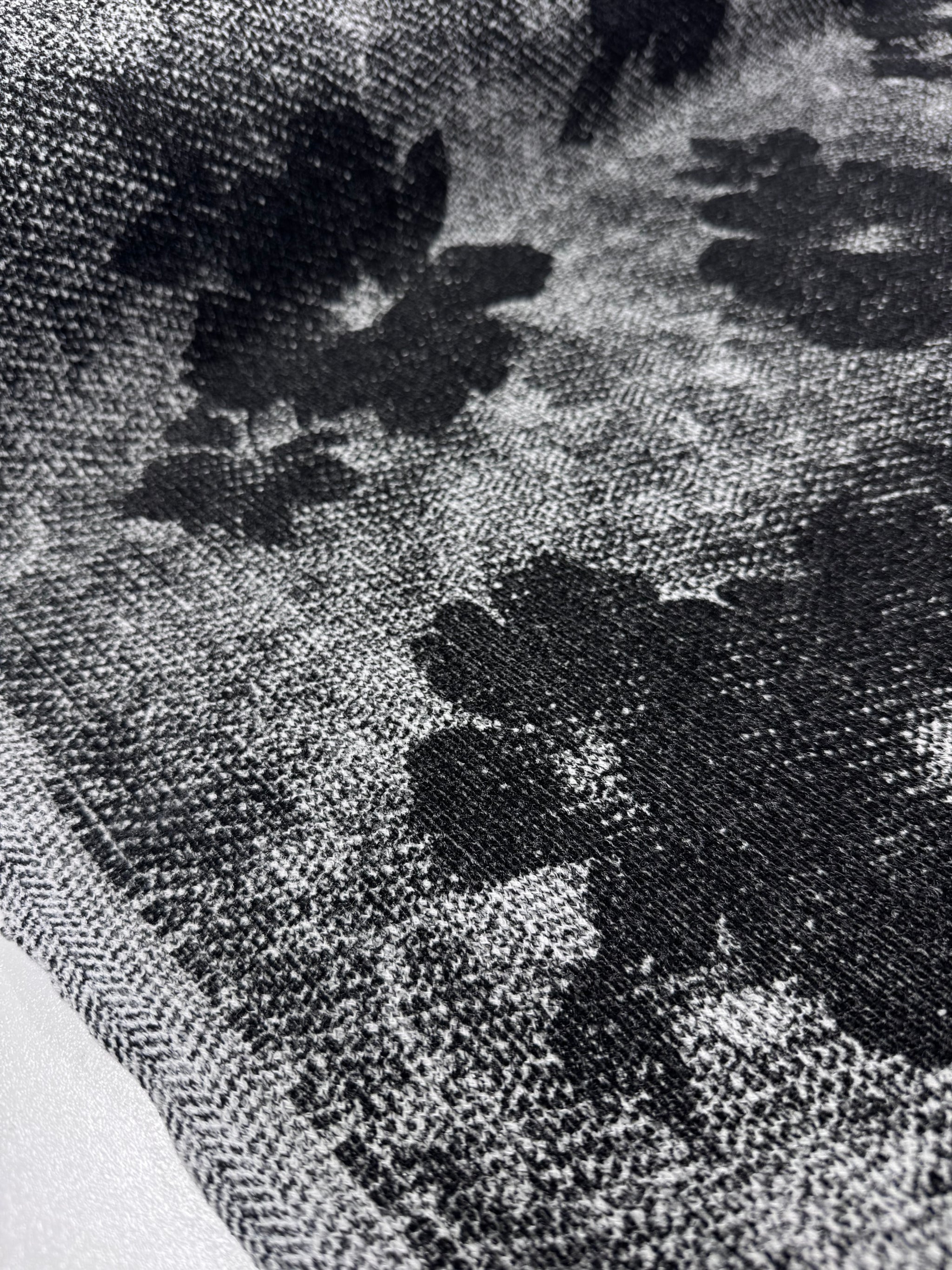 Calendar Knit - Noir Flora - 150cm