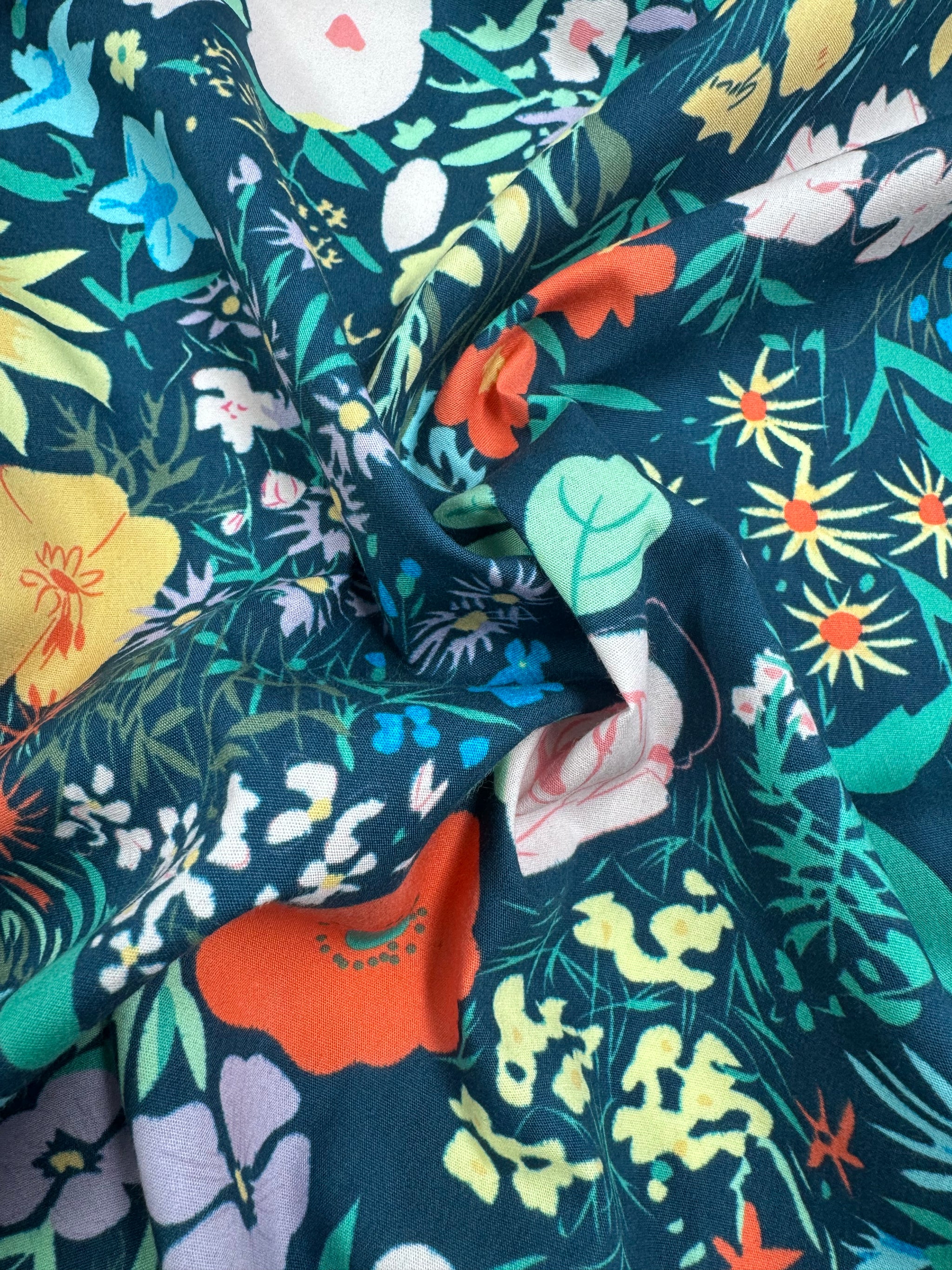 Printed Cotton - Twilight Garden - 150cm