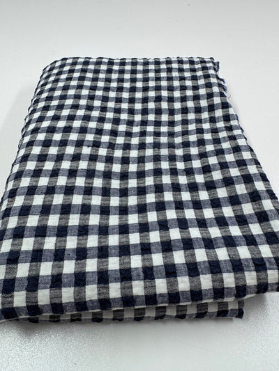 REMNANT - Pure Linen  Seer Sucker - 200cm
