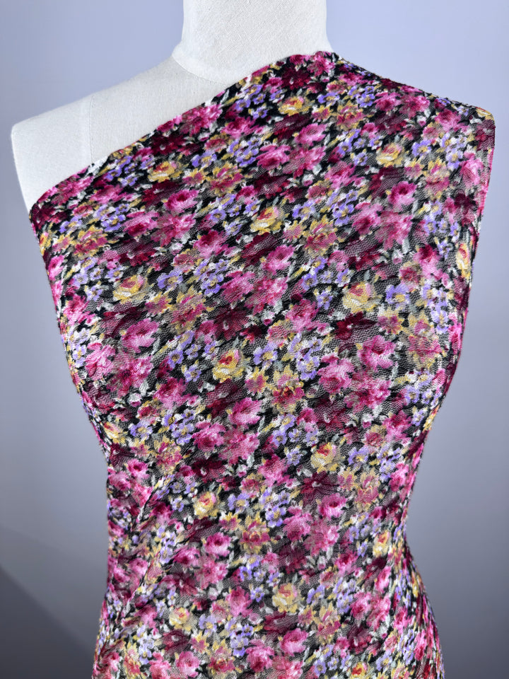 Lace Roug Designer Lace - Shadow Bloom | Super Cheap Fabrics