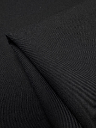 Wool Suiting Twill - Black - 154cm