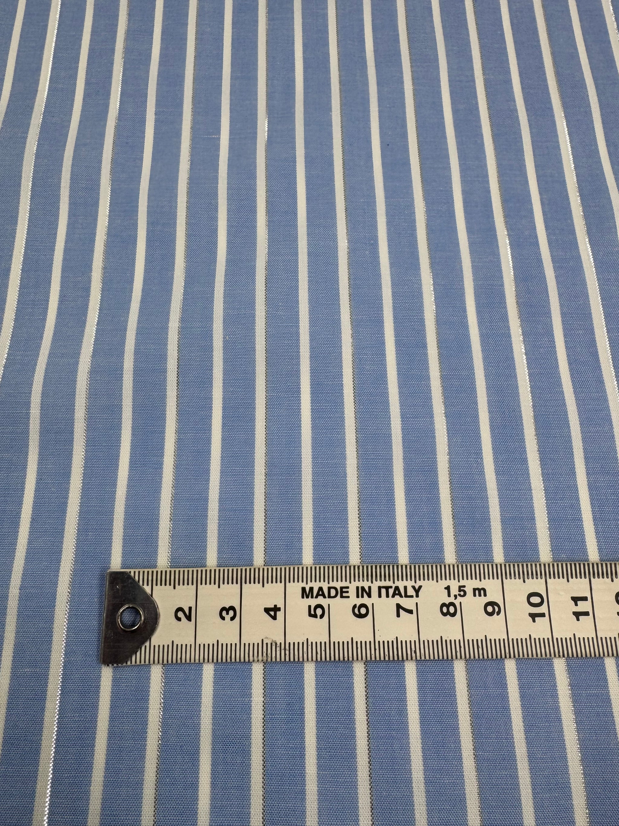 Cotton Stripes -  Boy Blu - 150cm