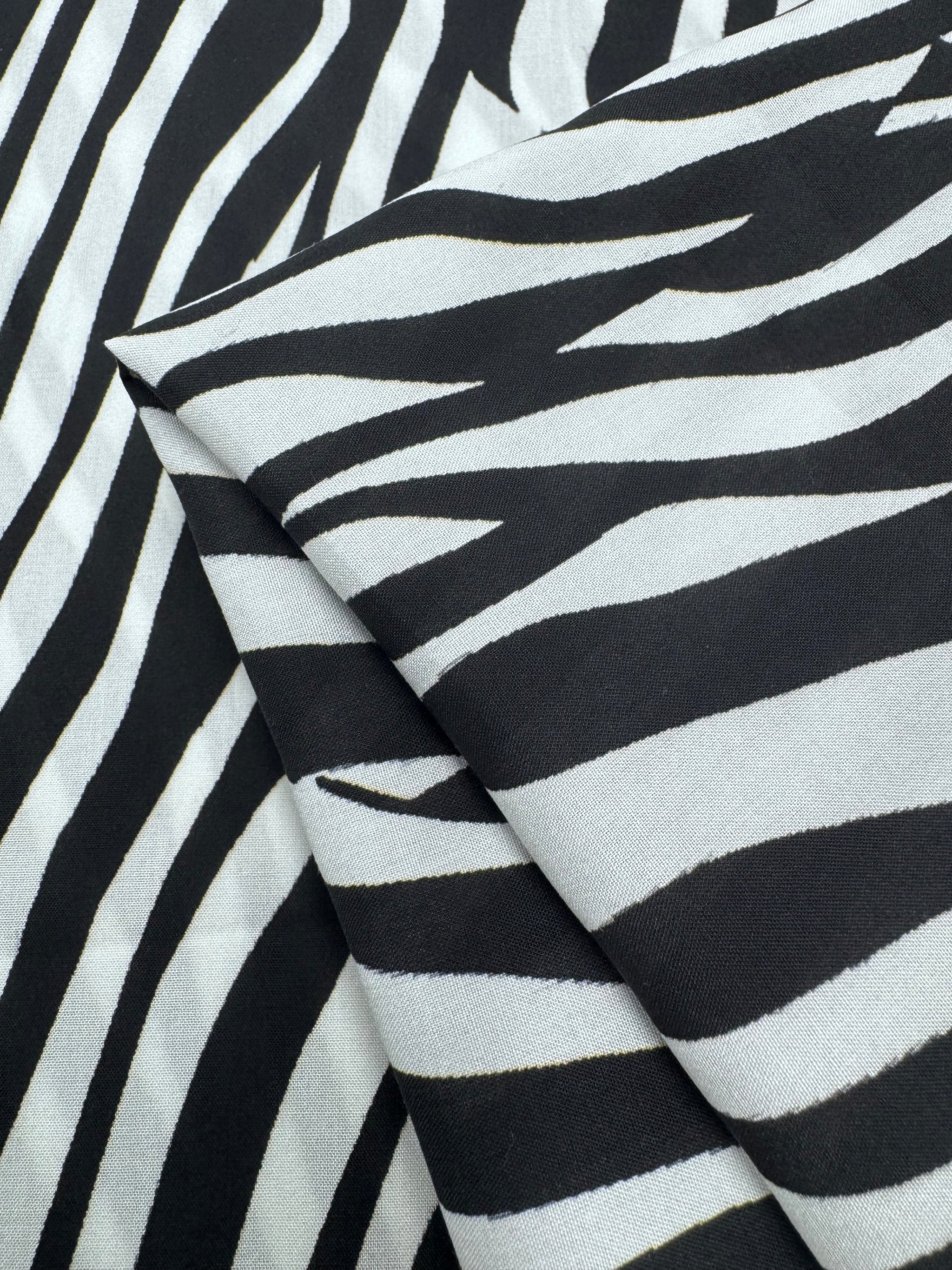 Silkyfall rayon - Zebra Rush - 150cm