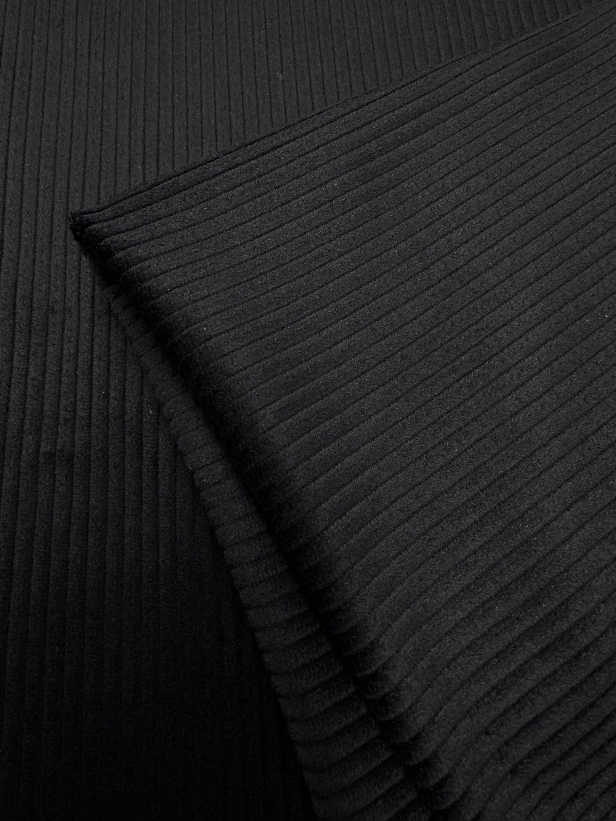 Medium Wale Corduroy - Black - 152cm