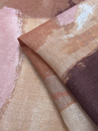 Pure Linen  - Desert Abstract - 145Cm