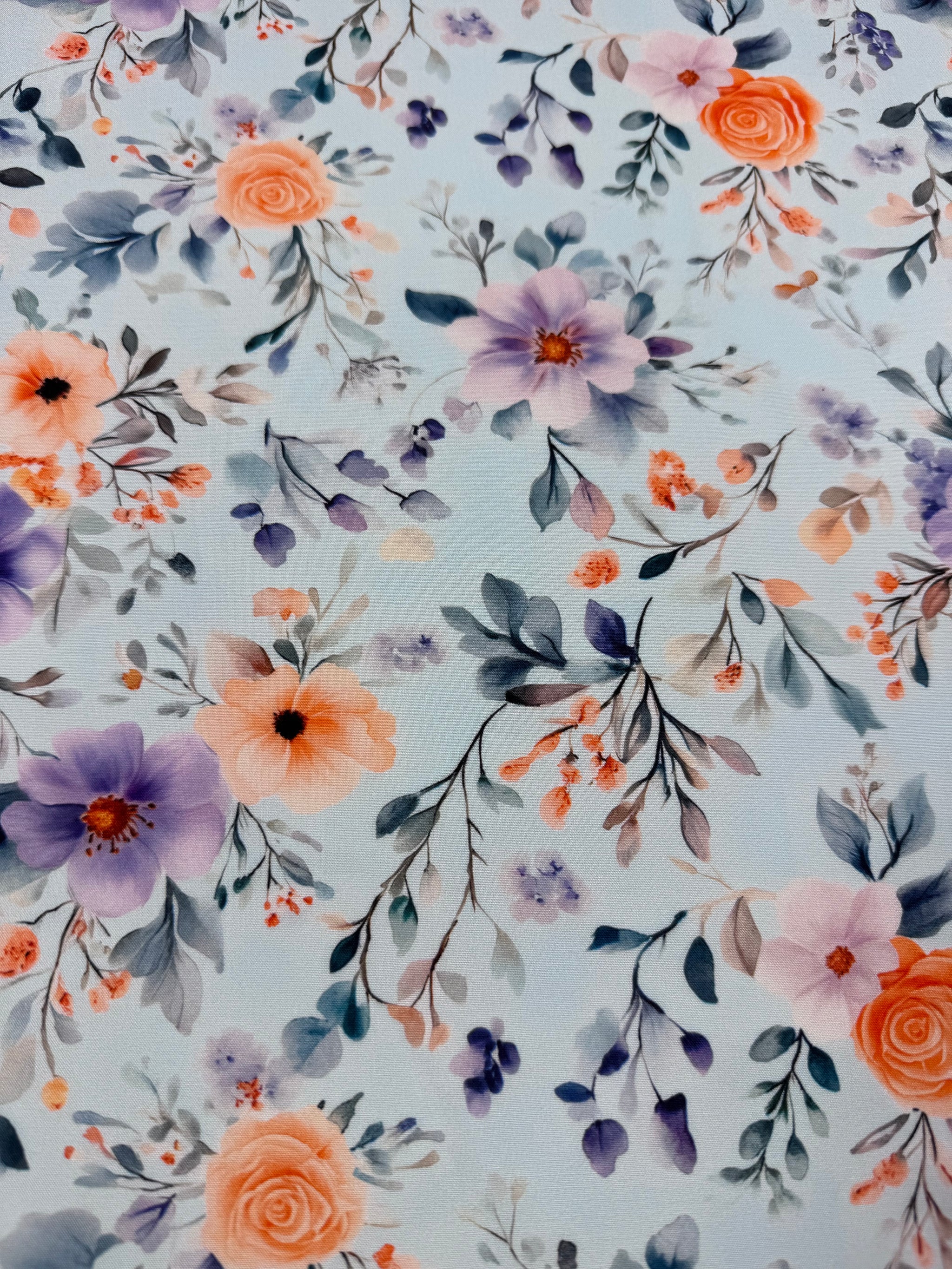 Silkyfall rayon - Misty bloom - 150cm