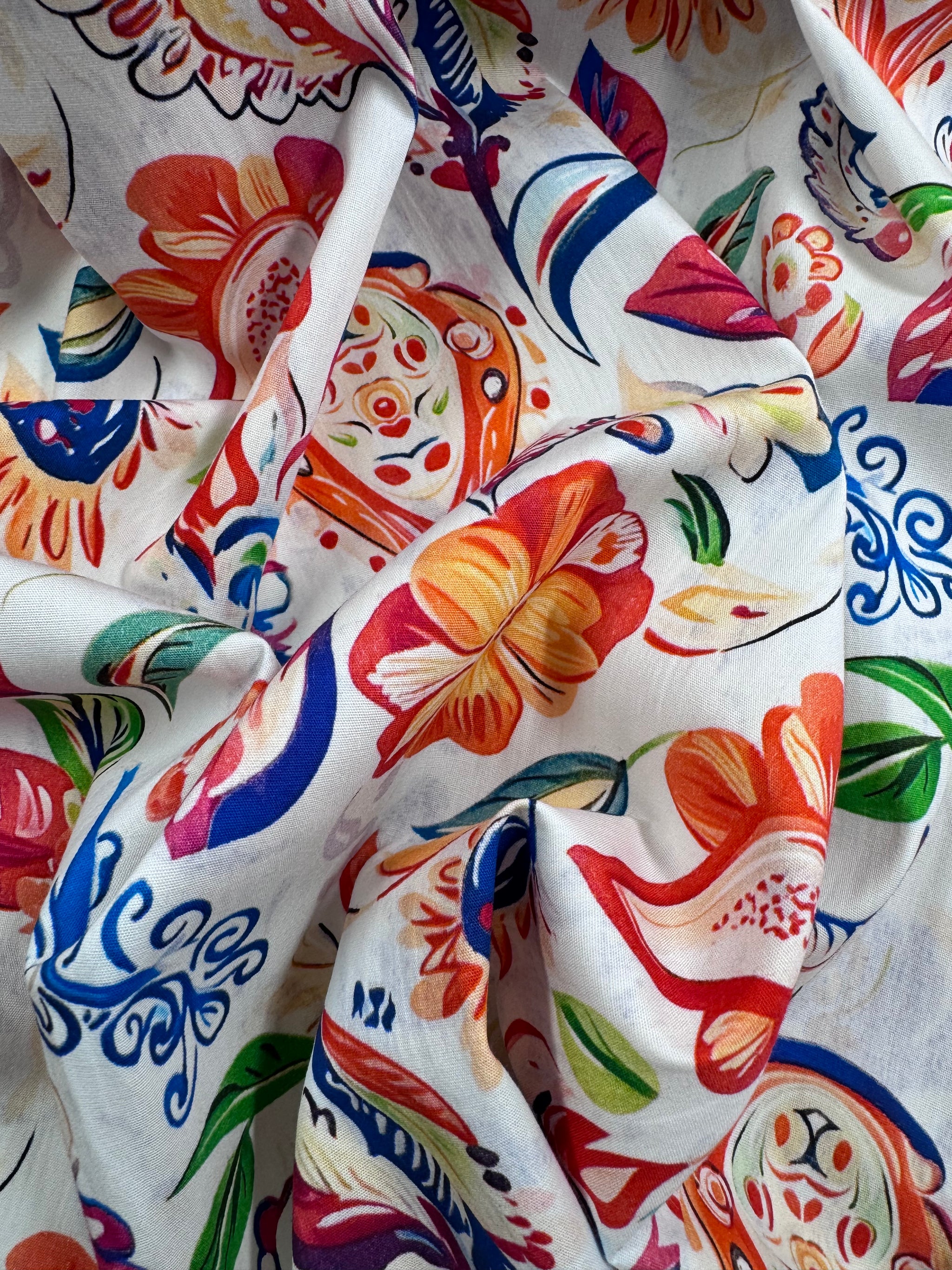 Printed Cotton - Artisan Paisley - 150cm