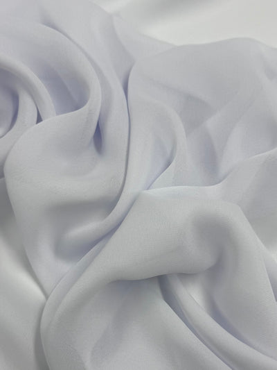 Plain Georgette - white - 114cm