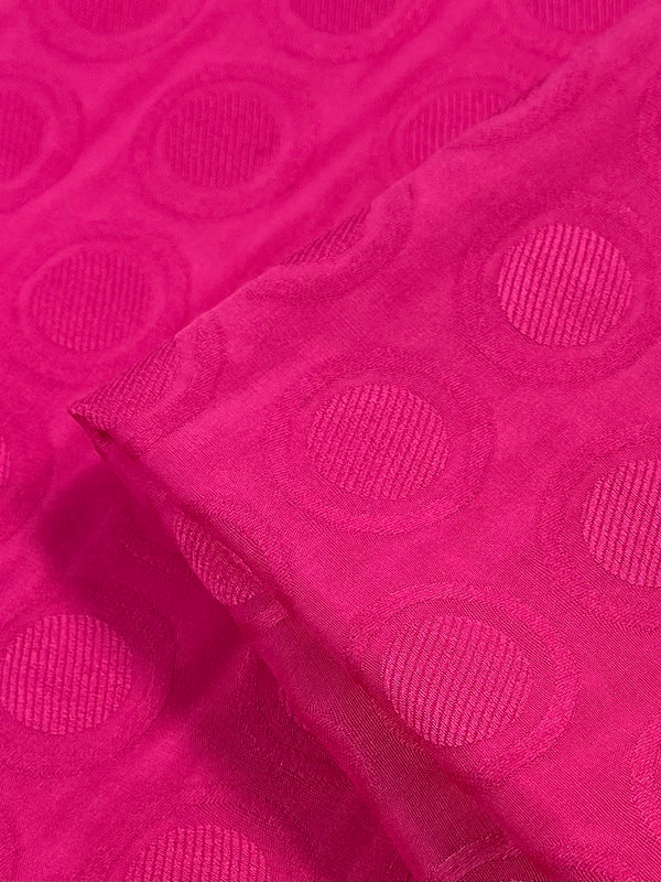 Textured Rayon - Hot Pink - 140cm