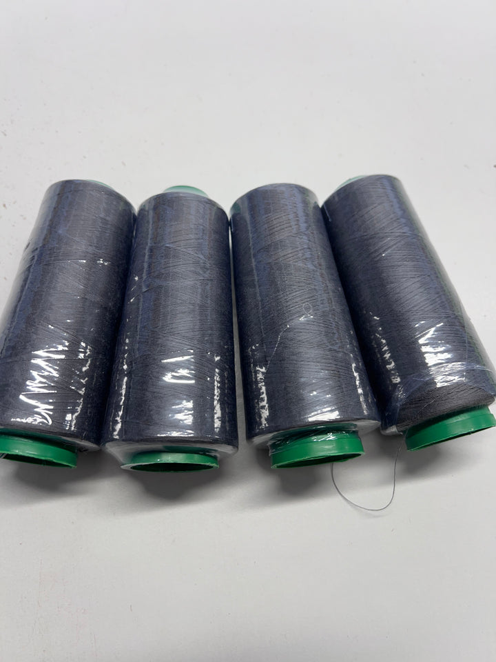 Cotton Overlocking Thread 4 Pack Overlocking Thread - Dark Grey – Super Cheap Fabrics