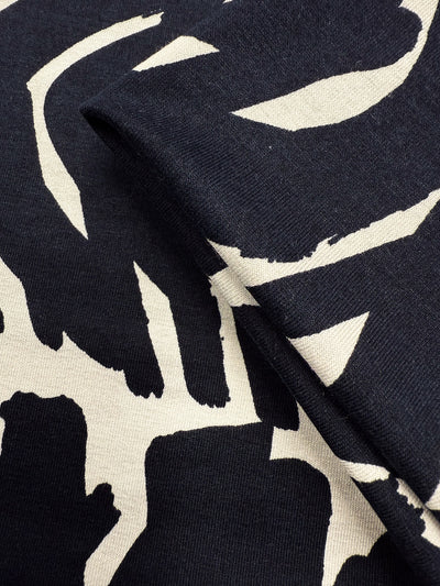 Viscose Knit - Tribal Brushstroke - 142cm