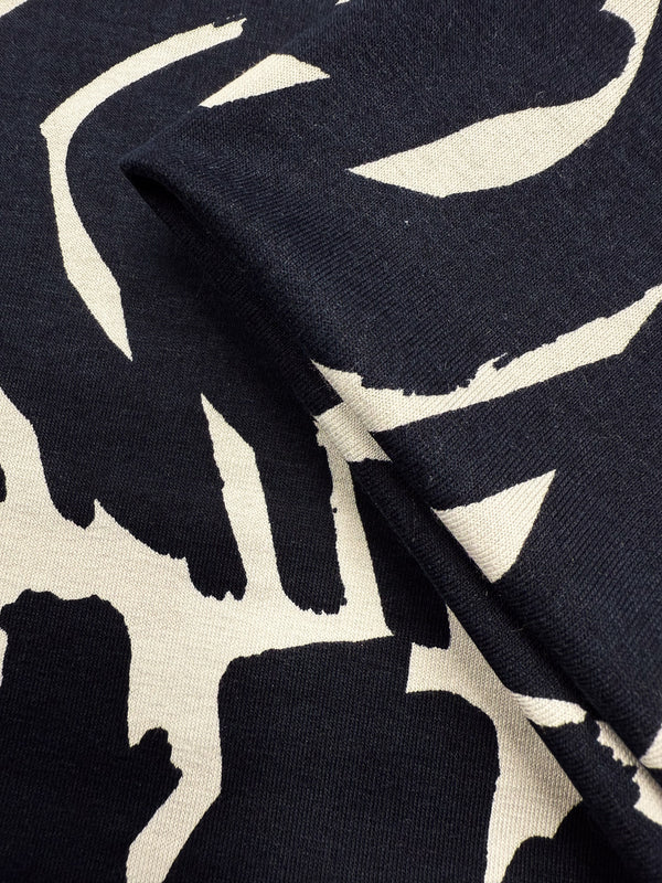 Viscose Knit - Tribal Brushstroke - 142cm