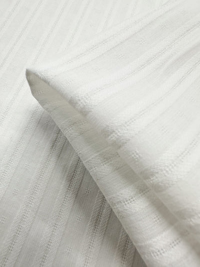 Textured Cotton - Blanc De Blanc - 143cm