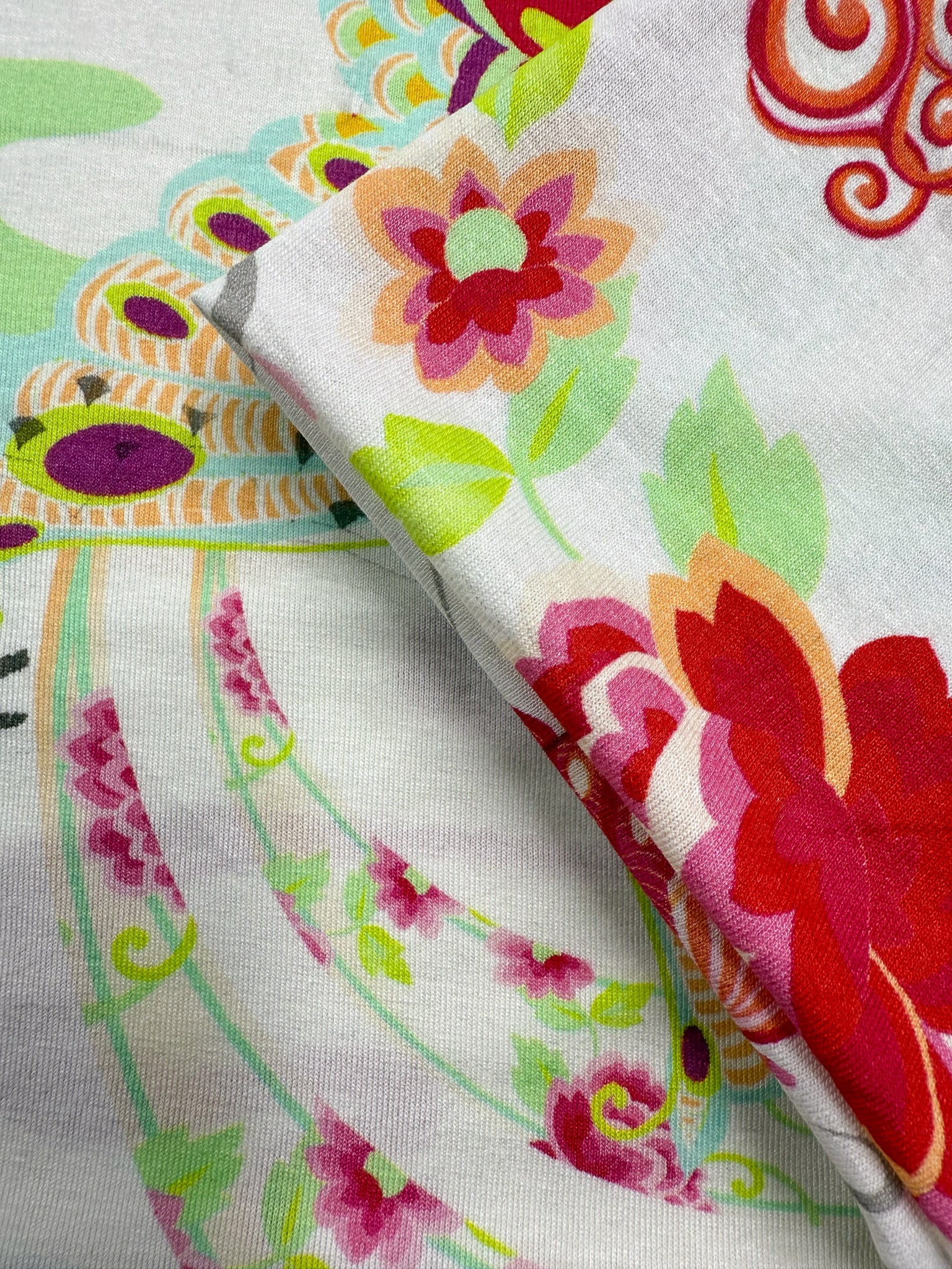 Viscose Knit - Butterfly Garden - 132cm
