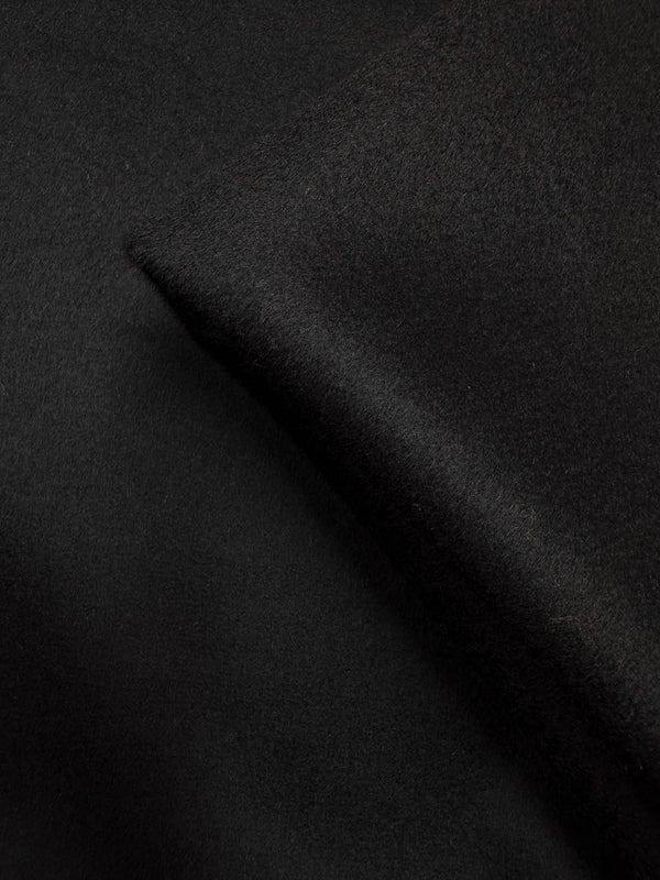 Wool Cashmere - Black - 155cm