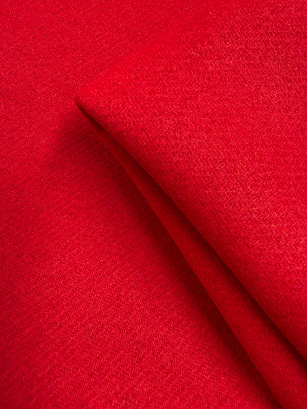 Wool Cashmere - Cherry Red - 150cm