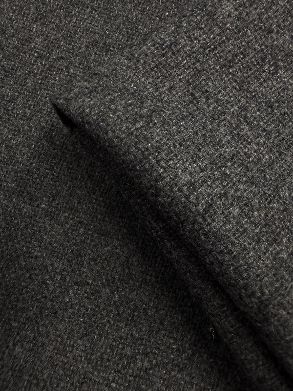 Hopsack Wool - Charcoal - 150cm
