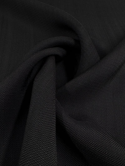 Designer Viscose - Noir Grid - 135cm