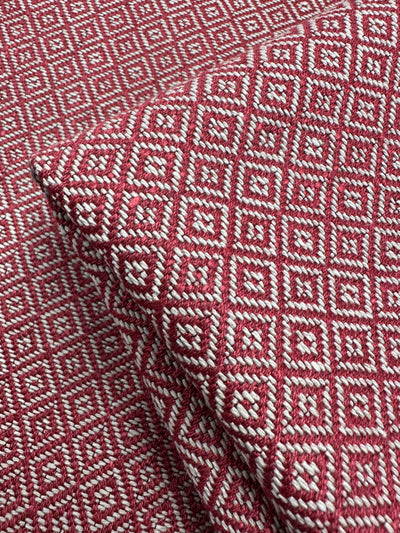 Geometric Diamond Weave Upholstery - Windermere - 142cm